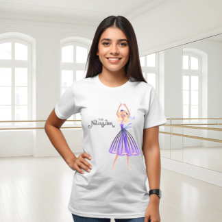 Nutcracker Ballet Unisex Softstyle T-Shirt | Dance of the Mirlitons Nutcracker Ballet T-Shirt | Holiday Ballet Shirt for Dance Studios